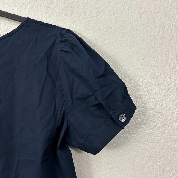 Theory Willy Cotton Babydoll Mini Dress - Picture 3 of 6